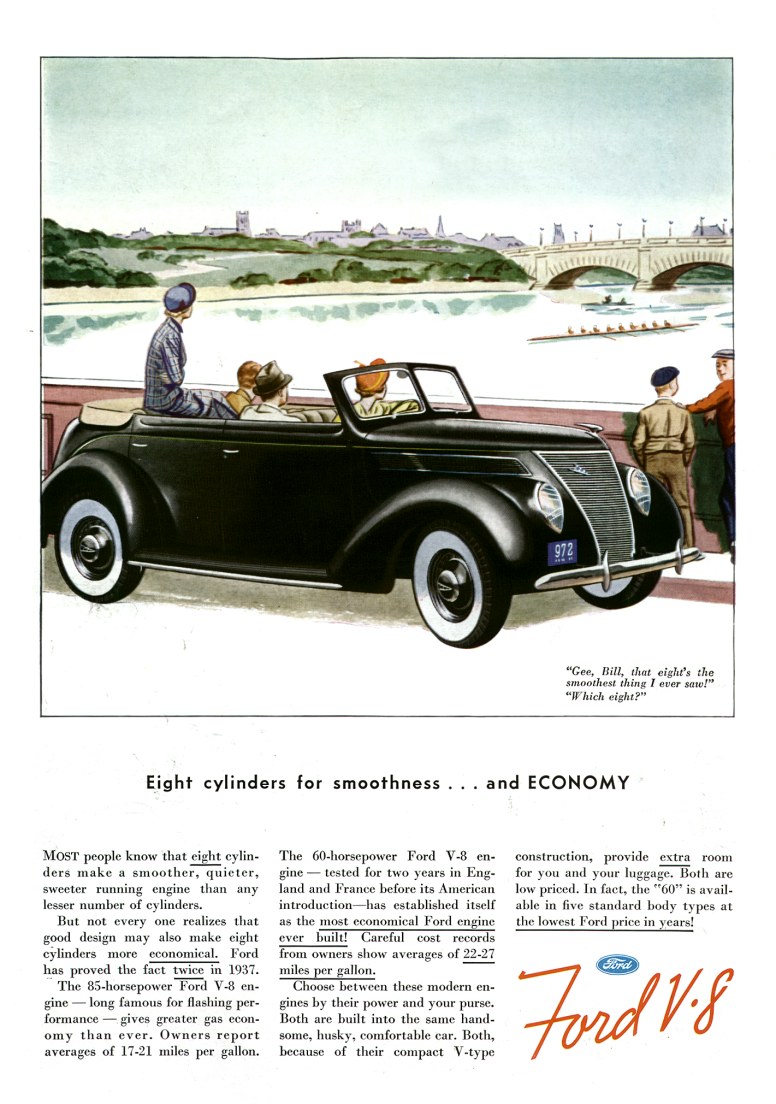 1937 Ford Auto Advertising